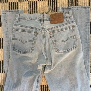 Vintage Levi’s 501 Light Wash Denim Jeans Size 29 X 30